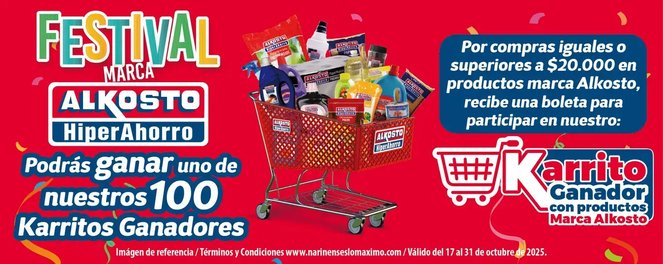 KARRITO GANADOR MARCA ALKOSTO