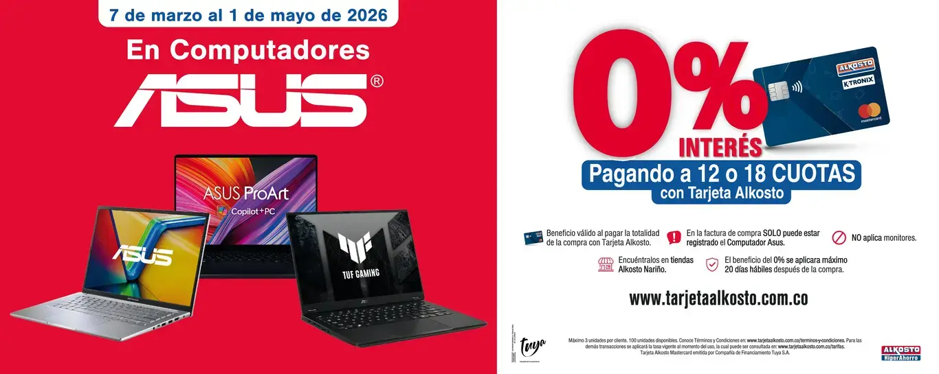 ASUS 0% TCA
