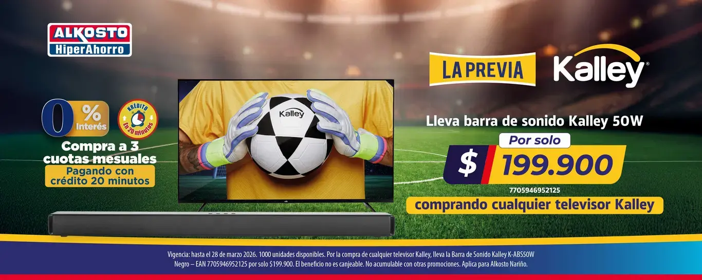 Kalley barra de sonido