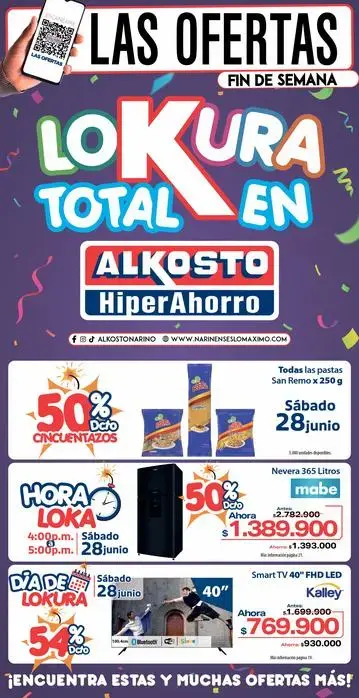 Lokura total en Alkosto