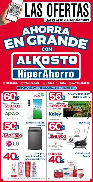 Ahorra en grande del 12 al 18 de septiembre 