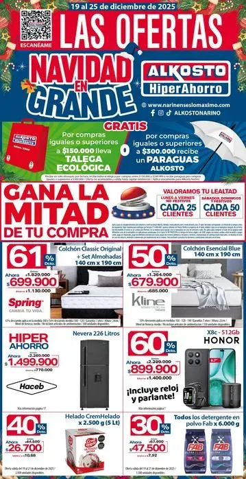 NAVIDAD EN GRANDE 2025 19 AL 25 DE DICIEMBRE 