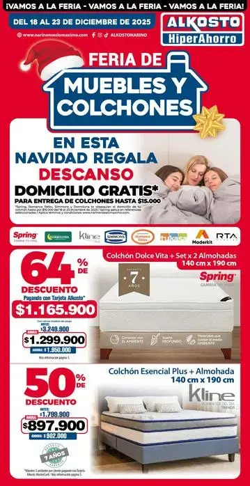 FERIA DE MUEBLES Y COLCHONES 