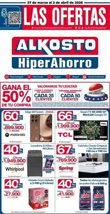 Las ofertas del 27 de marzo a 2 de abril de 2025