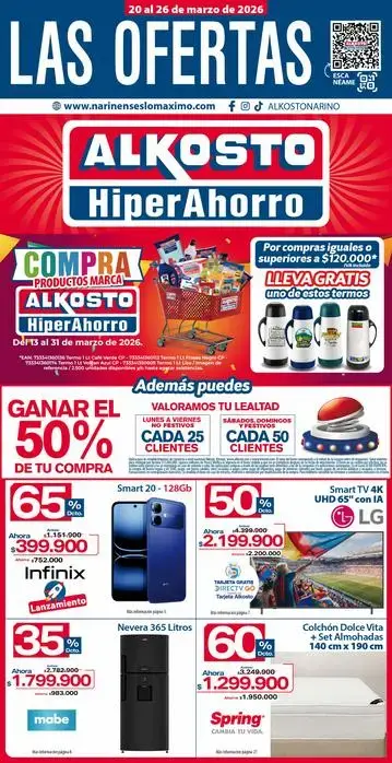 LAS OFERTAS DEL 20 AL 26 DE MARZO DE 2026