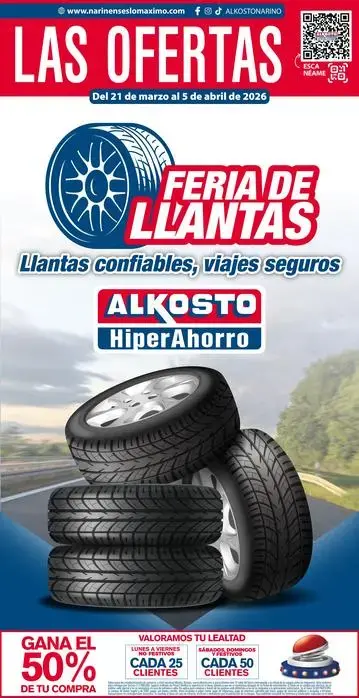 FERIA DE LLANTAS ALKOSTO