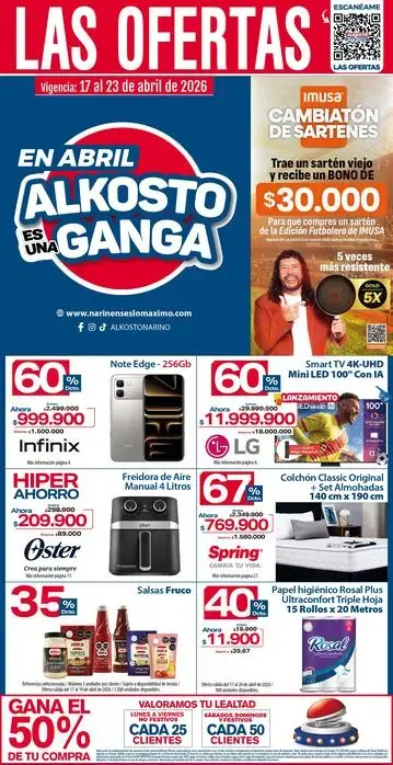 Abril es una ganga del 17 al 23 de abril de 2026