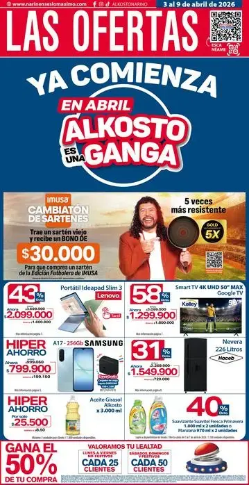 Abril es una ganga del 3 al 9 de abril de 2026