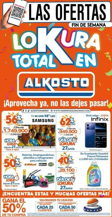 LOKURA TOTAL EN ALKOSTO