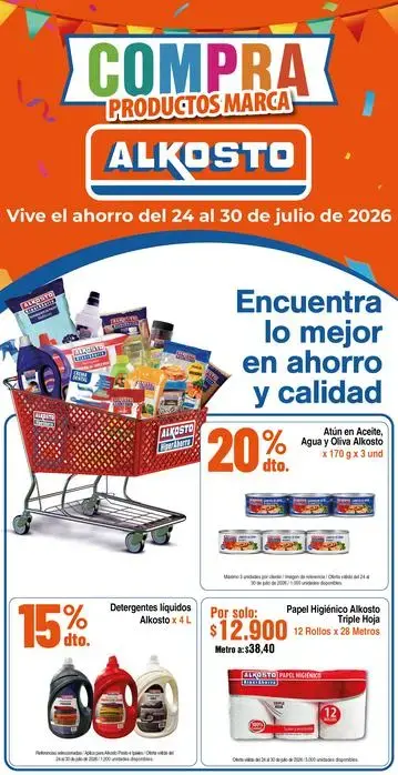SEPARATA MARCA ALKOSTO 24 AL 30 DE JULIO 